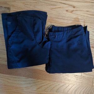 Grey's Anatomy navy scrubs set